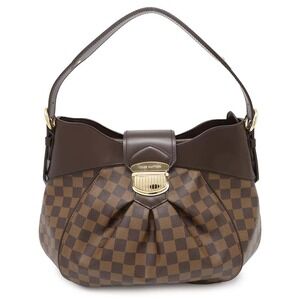 Louis Vuitton Damier Ebene Brown Sistine Handbag Bag